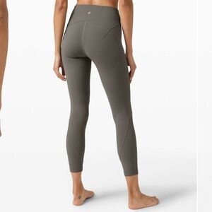 Lululemon Get Centred High Rise Tight 25" Grey Sage size 6